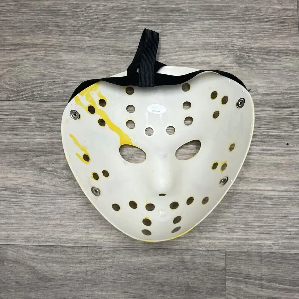 Jason Voorhees Mask Auto Autographed Sign Ari Lehman Horror Friday 13th JSA Cert